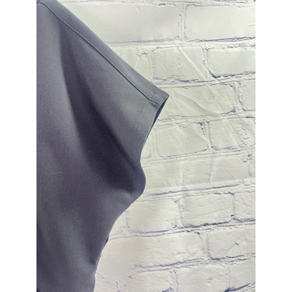 FIGS Technical Collection Graphite Gray Mandarin Collar Scrub Top Womens XS - Picture 5 of 15